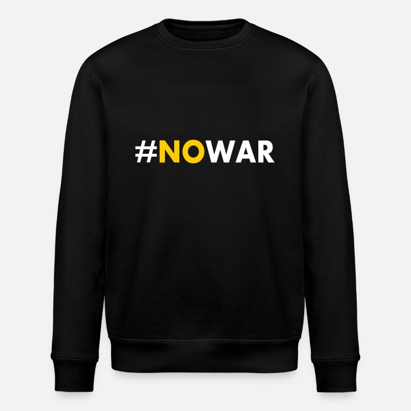 No war - Sweat bio ROLLER Stanley/Stella Unisexe - noir