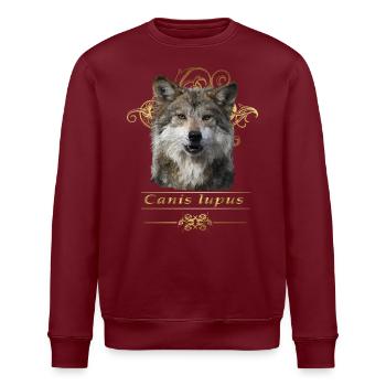 Loup - Sweat bio ROLLER Stanley/Stella Unisexe - bordeaux - Devant - Nik (191cm)
