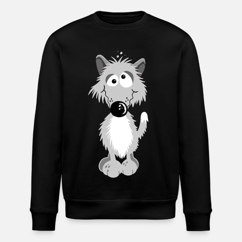 Little Wolf - Stanley/Stella ROLLER Unisex Organic Sweatshirt - black
