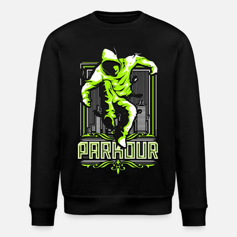 Parkour - Sweat bio ROLLER Stanley/Stella Unisexe - noir