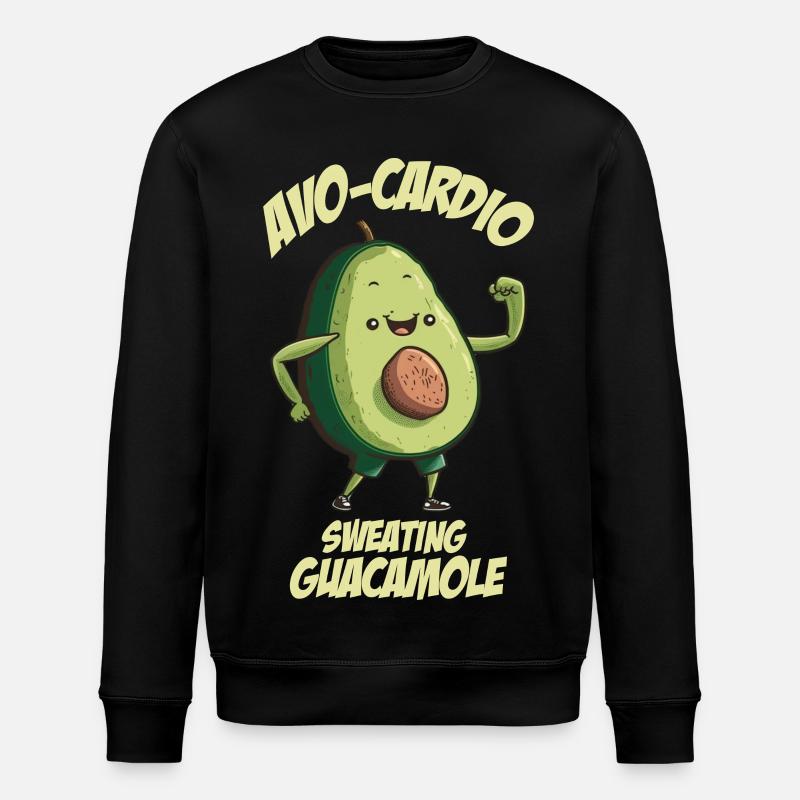 Transpiration Guacamole Avocat - Sweat bio ROLLER Stanley/Stella Unisexe - noir