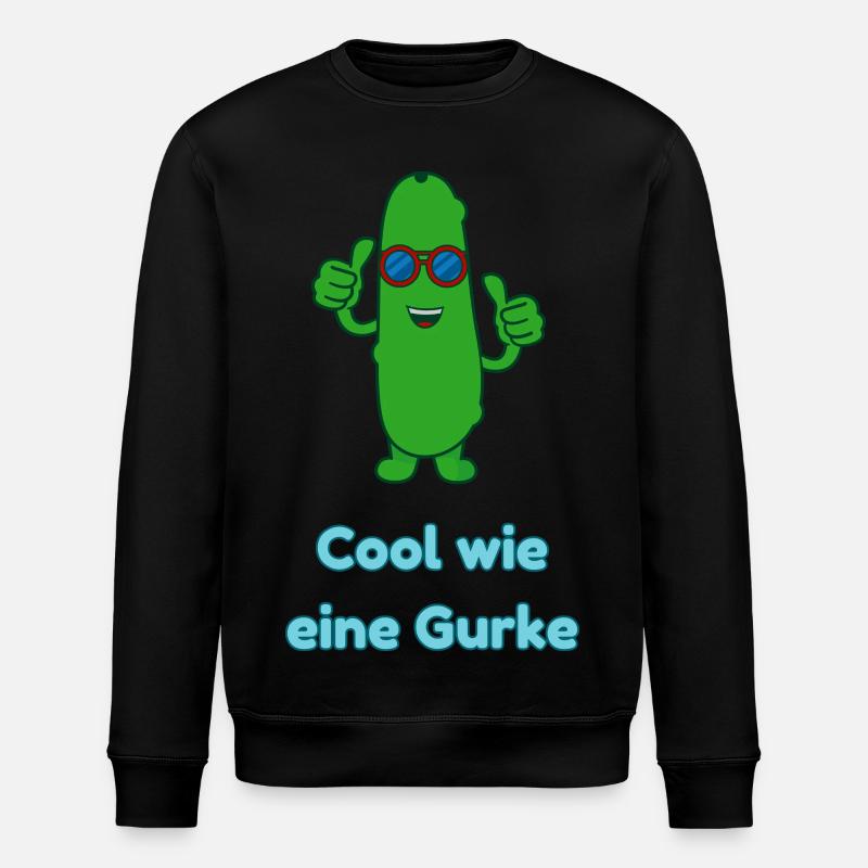 Cool wie eine Gurke - Stanley/Stella Unisex Bio-Sweatshirt ROLLER - Schwarz