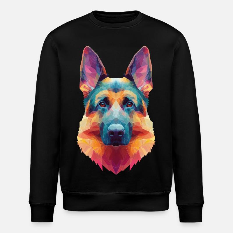 Schäferhund - Stanley/Stella Unisex Bio-Sweatshirt ROLLER - Schwarz