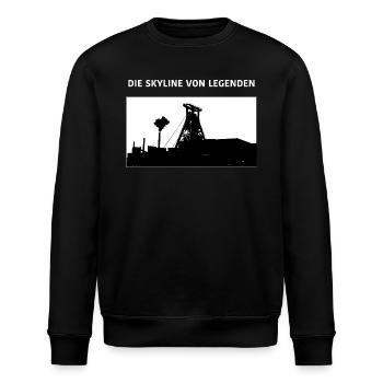 Bergbau - Die Skyline von Legenden - Stanley/Stella Unisex Bio-Sweatshirt ROLLER - Schwarz - Vorne - Nik (191cm)