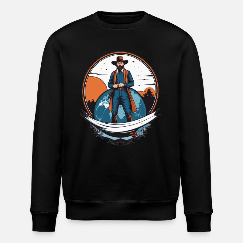 L’homme amish - Sweat bio ROLLER Stanley/Stella Unisexe - noir