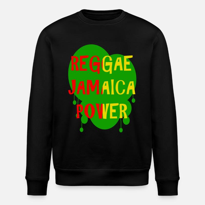 reggae jamaica power - Sweat bio ROLLER Stanley/Stella Unisexe - noir