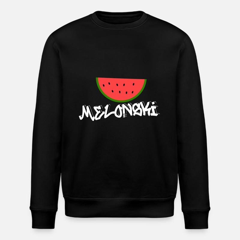 Melonski Melon - Sweat bio ROLLER Stanley/Stella Unisexe - noir