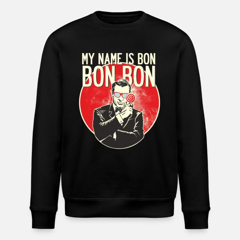 random Mix Bon Bon - Stanley/Stella Unisex Bio-Sweatshirt ROLLER - Schwarz
