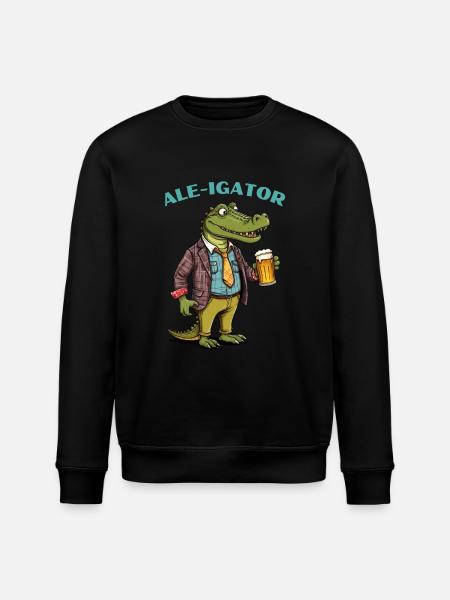 ale-igator - Stanley/Stella ROLLER Unisex Organic Sweatshirt - black