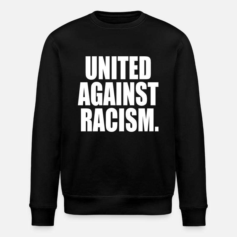 United against racism - Sweat bio ROLLER Stanley/Stella Unisexe - noir