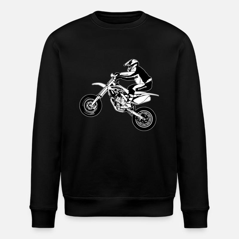 Supermoto - Supermotard - Stanley/Stella ROLLER Unisex Organic Sweatshirt - black
