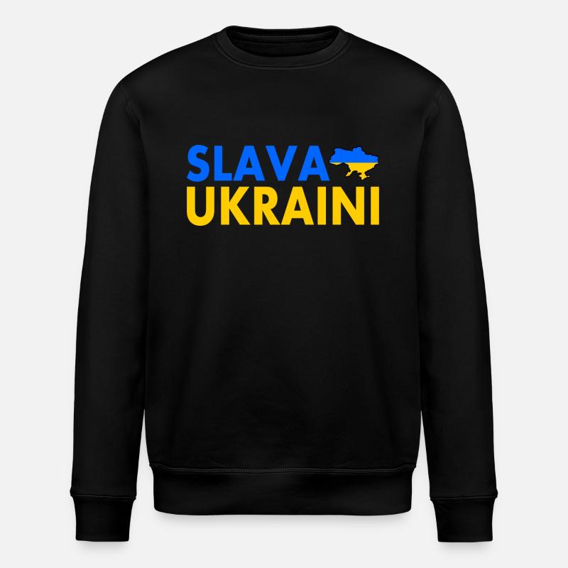 Slava ukraini - Sweat bio ROLLER Stanley/Stella Unisexe - noir