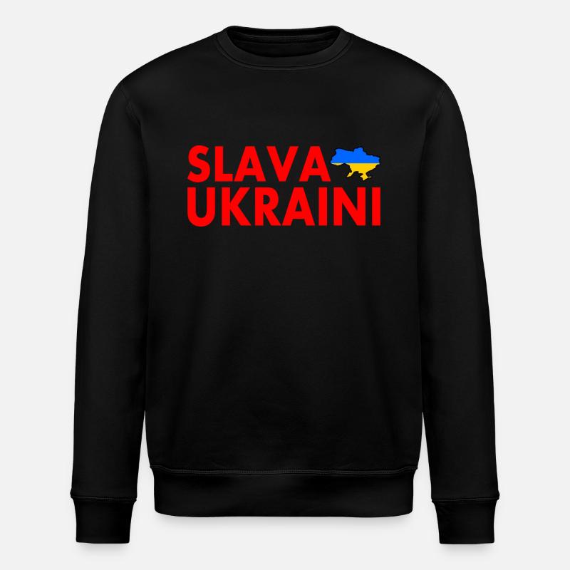 Slava ukraini - Stanley/Stella ROLLER Unisex Organic Sweatshirt - black