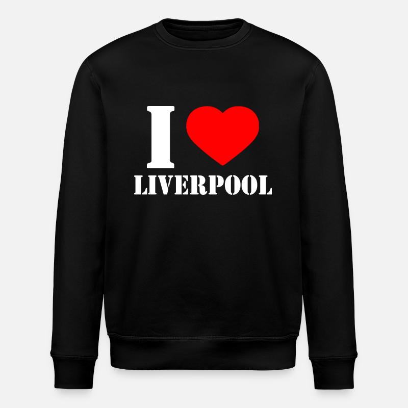 Liverpool - Sweat bio ROLLER Stanley/Stella Unisexe - noir