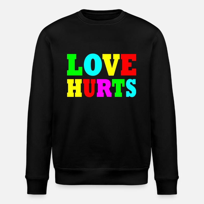 Love hurts - Sweat bio ROLLER Stanley/Stella Unisexe - noir