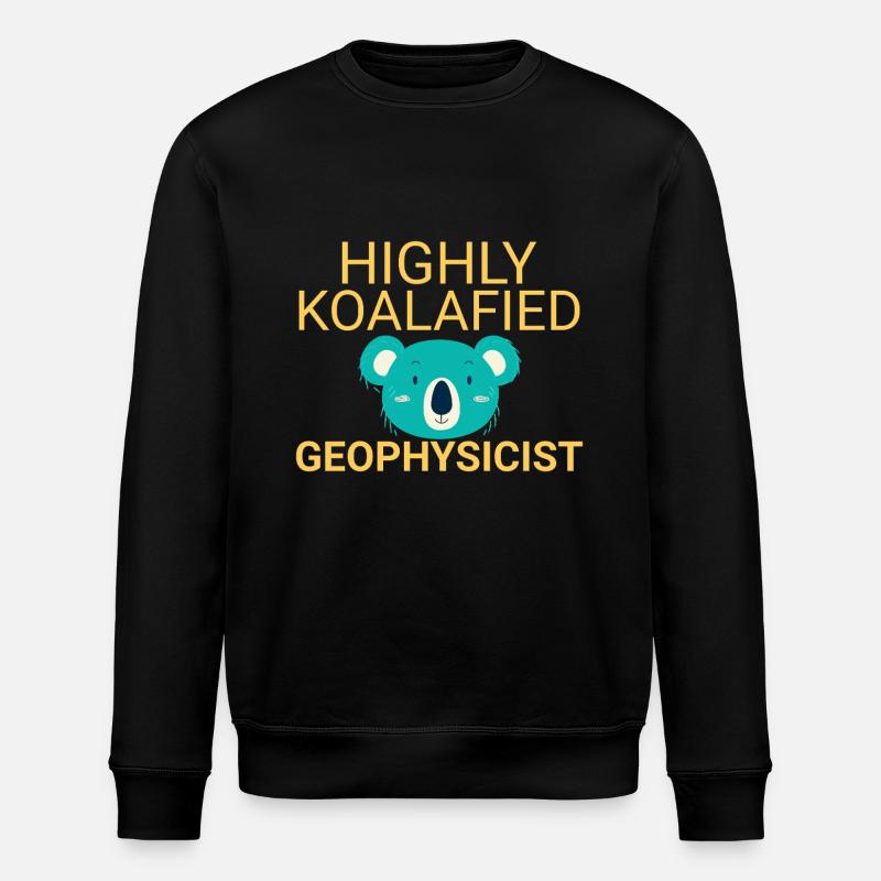 Geophysicist Koalafied Geophysics - Stanley/Stella Unisex Bio-Sweatshirt ROLLER - Schwarz