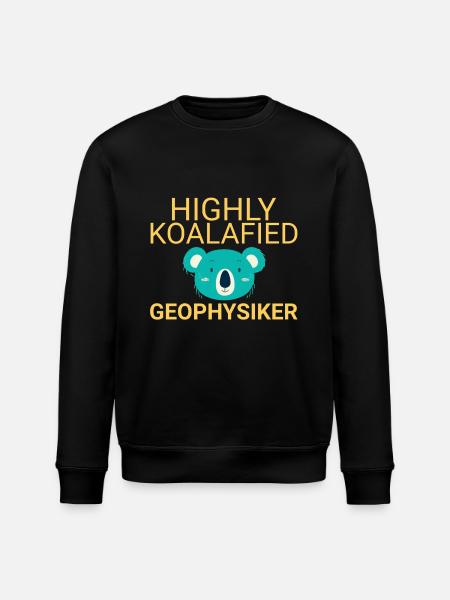 Geophysicist Koalafied Geophysics - Stanley/Stella ROLLER Unisex Organic Sweatshirt - black