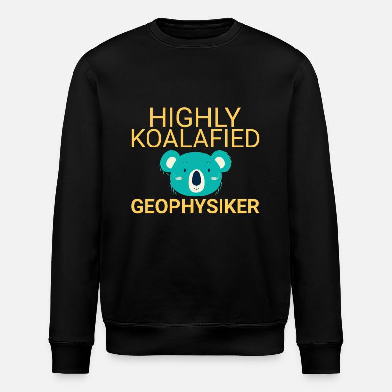 Geophysicist Koalafied Geophysics - Stanley/Stella ROLLER Unisex Organic Sweatshirt - black