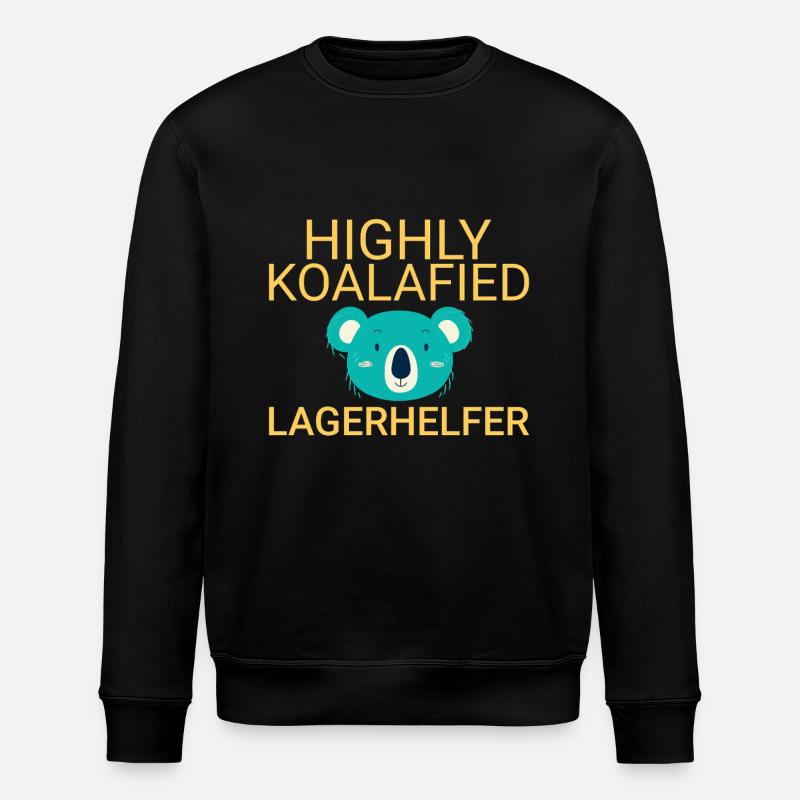 Warehouse Assistant Koalafied - Stanley/Stella ROLLER Unisex Organic Sweatshirt - black