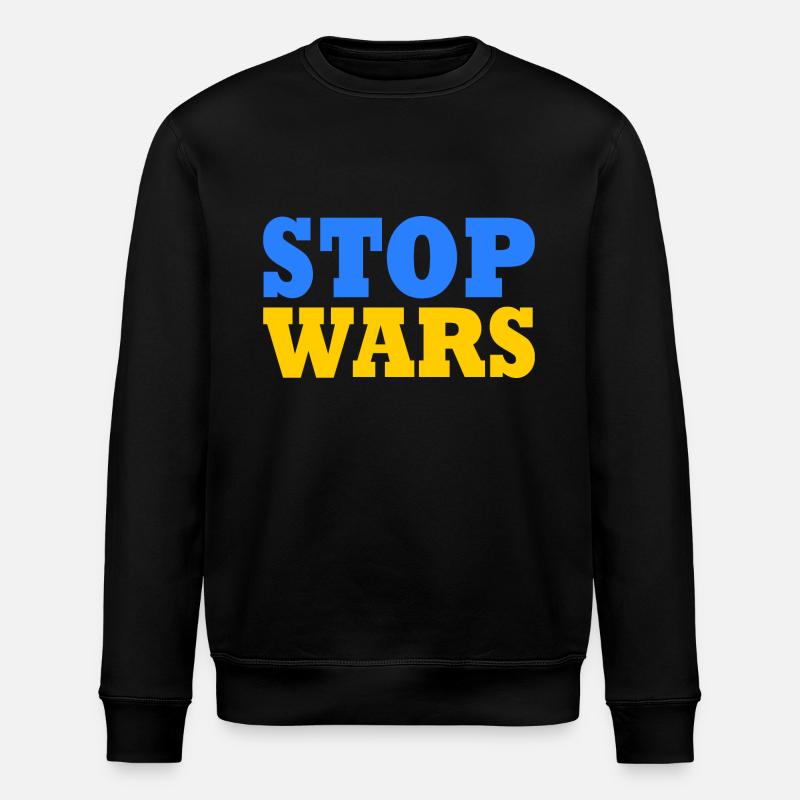 Stop war - Sweat bio ROLLER Stanley/Stella Unisexe - noir