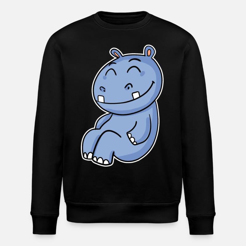 Hippopotame Hippopotame - Sweat bio ROLLER Stanley/Stella Unisexe - noir
