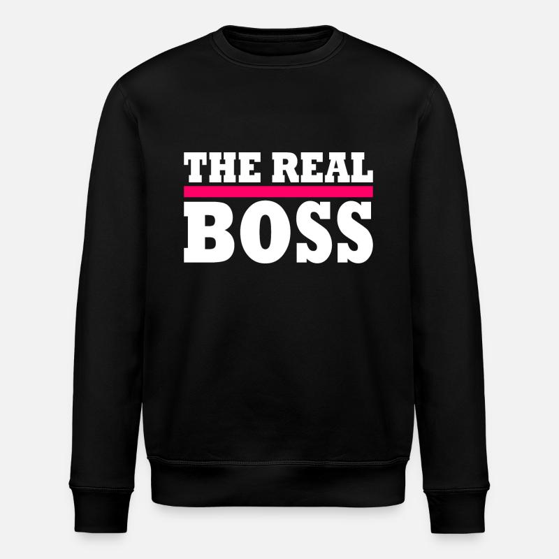 The real boss - Sweat bio ROLLER Stanley/Stella Unisexe - noir