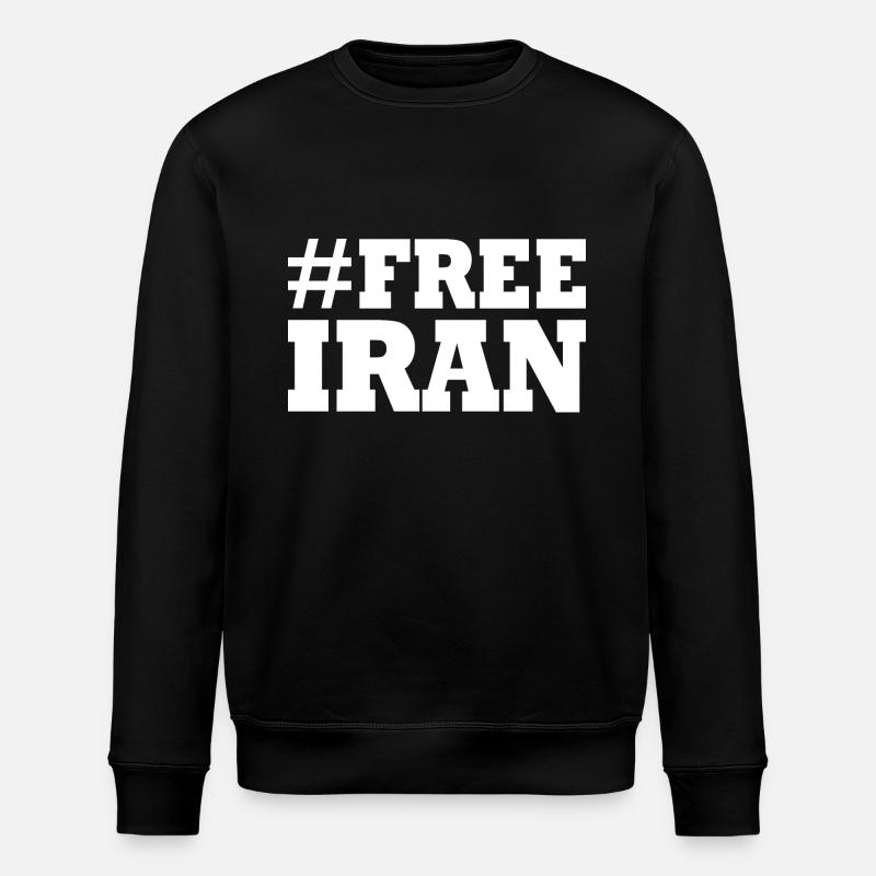 Free iran - Stanley/Stella Unisex Bio-Sweatshirt ROLLER - Schwarz