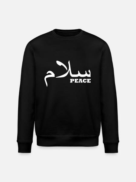 Peace - Stanley/Stella ROLLER Unisex Organic Sweatshirt - black