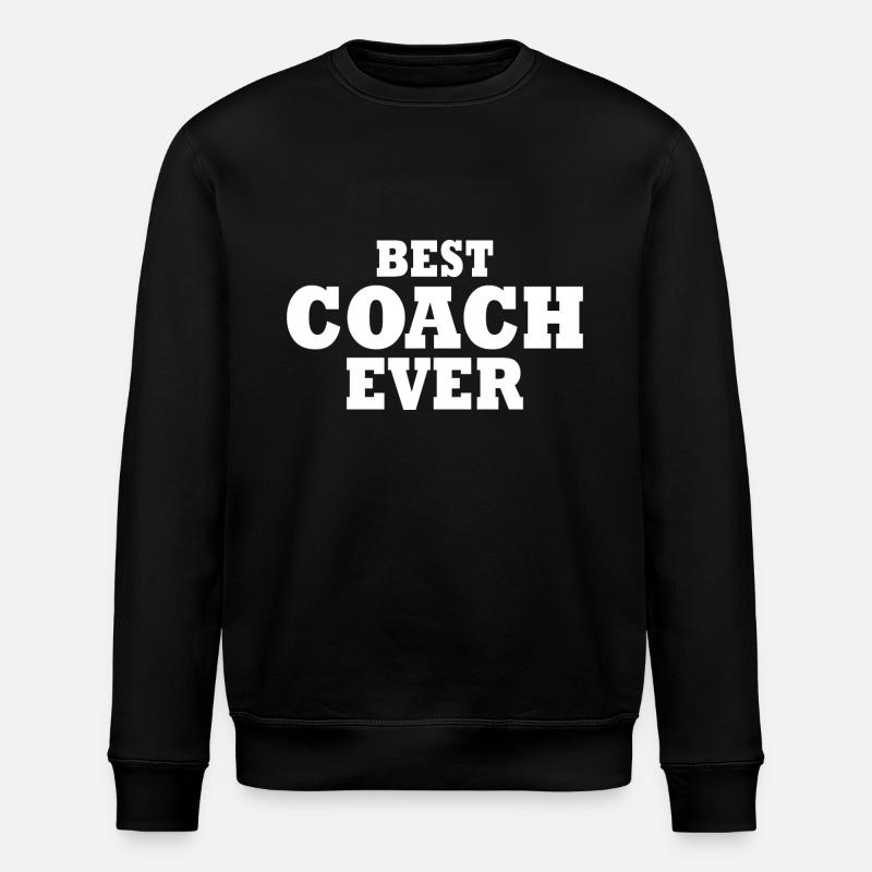 Best coach ever - Sweat bio ROLLER Stanley/Stella Unisexe - noir