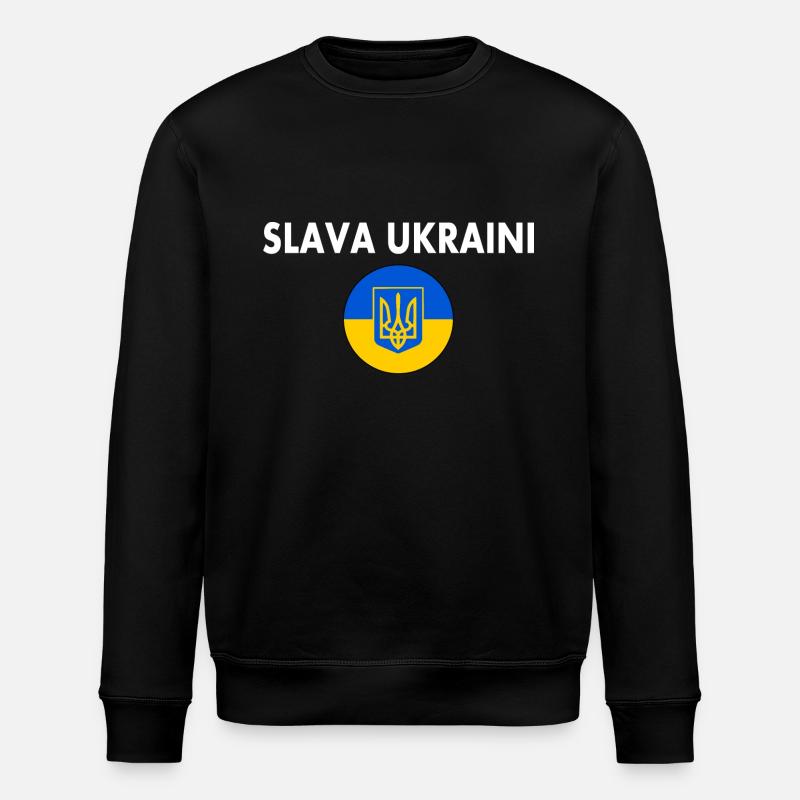 Slava ukraini - Sweat bio ROLLER Stanley/Stella Unisexe - noir