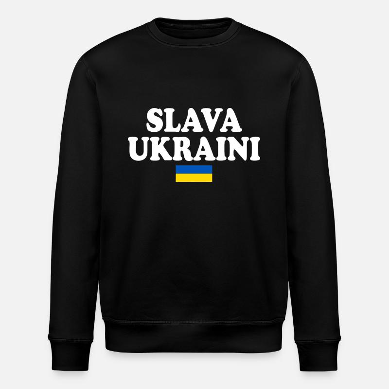 Slava ukraini - Stanley/Stella ROLLER Unisex Organic Sweatshirt - black