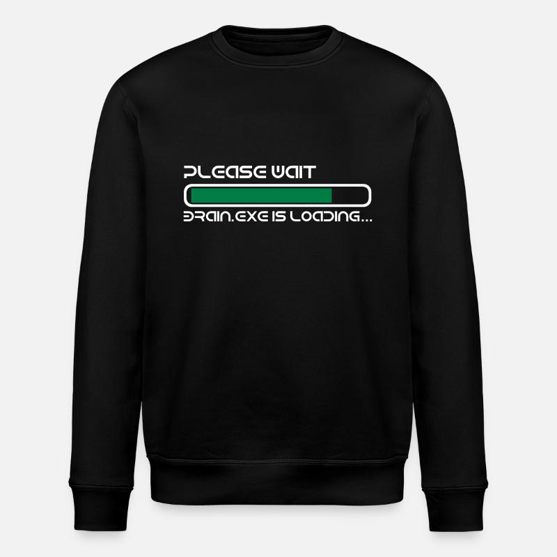 Gehirn wird geladen... - Stanley/Stella Unisex Bio-Sweatshirt ROLLER - Schwarz