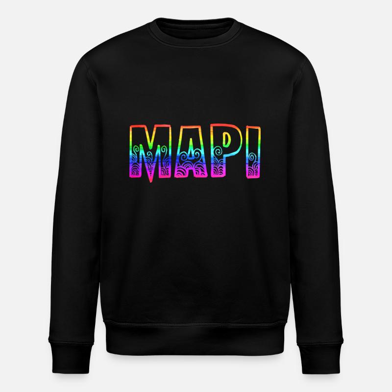 mapi rs regenbogen - Stanley/Stella Unisex Bio-Sweatshirt ROLLER - Schwarz