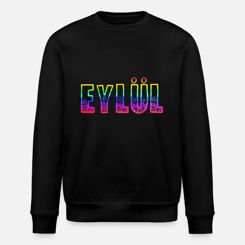 Eylül RS Arc-en-ciel - Sweat bio ROLLER Stanley/Stella Unisexe - noir