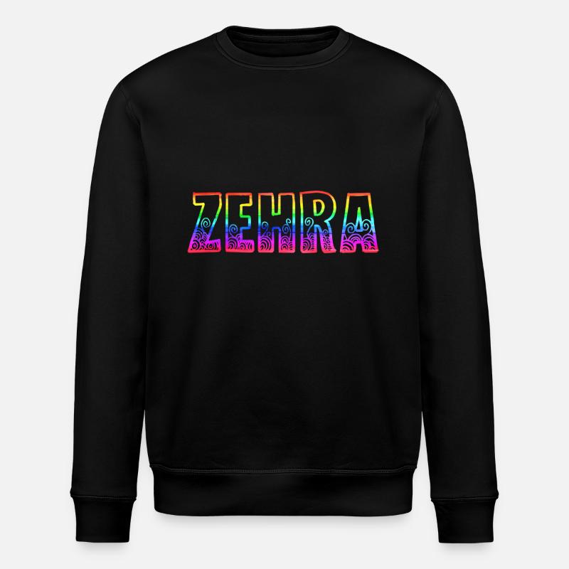 Zehra RS Arc-en-ciel - Sweat bio ROLLER Stanley/Stella Unisexe - noir