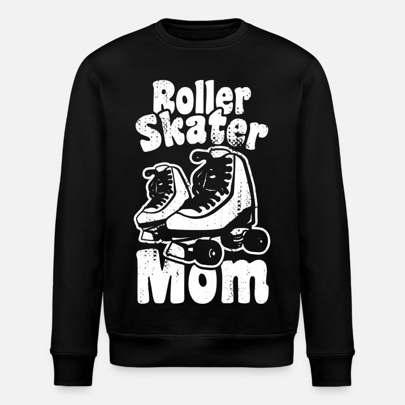 Mère patineuse à roulettes - Sweat bio ROLLER Stanley/Stella Unisexe - noir