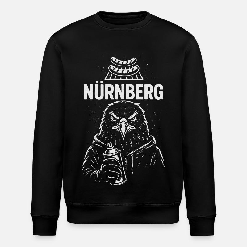 Grill & Graffiti Nürnberg - Stanley/Stella Unisex Bio-Sweatshirt ROLLER - Schwarz