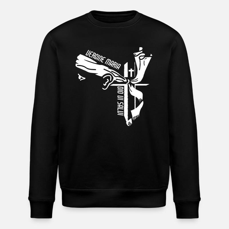 Korsisches Haupt der Jungfrau Maria - Stanley/Stella Unisex Bio-Sweatshirt ROLLER - Schwarz