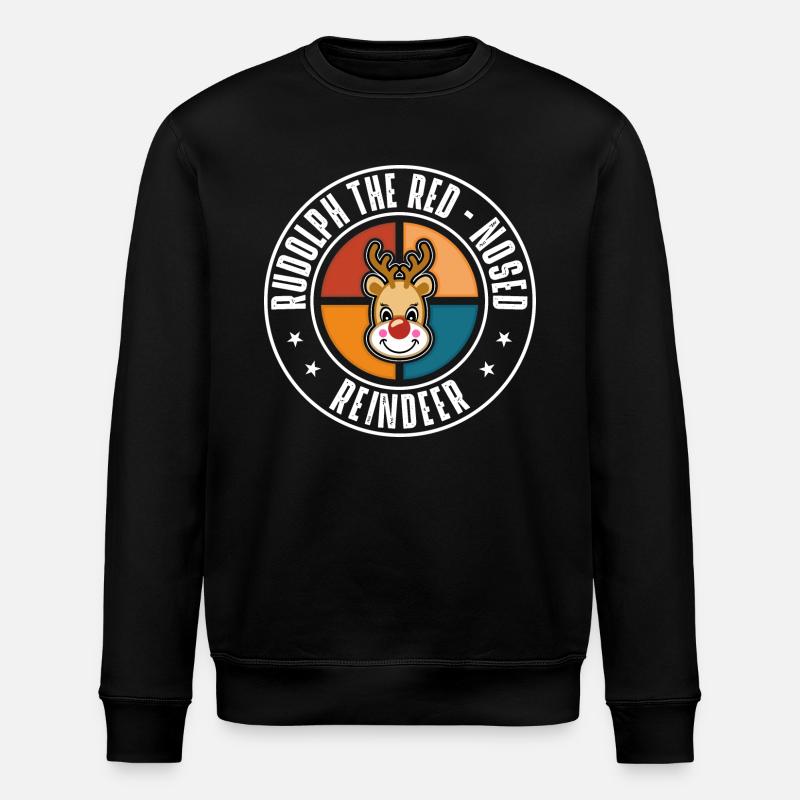 Rudolph - Stanley/Stella ROLLER Unisex Organic Sweatshirt - black