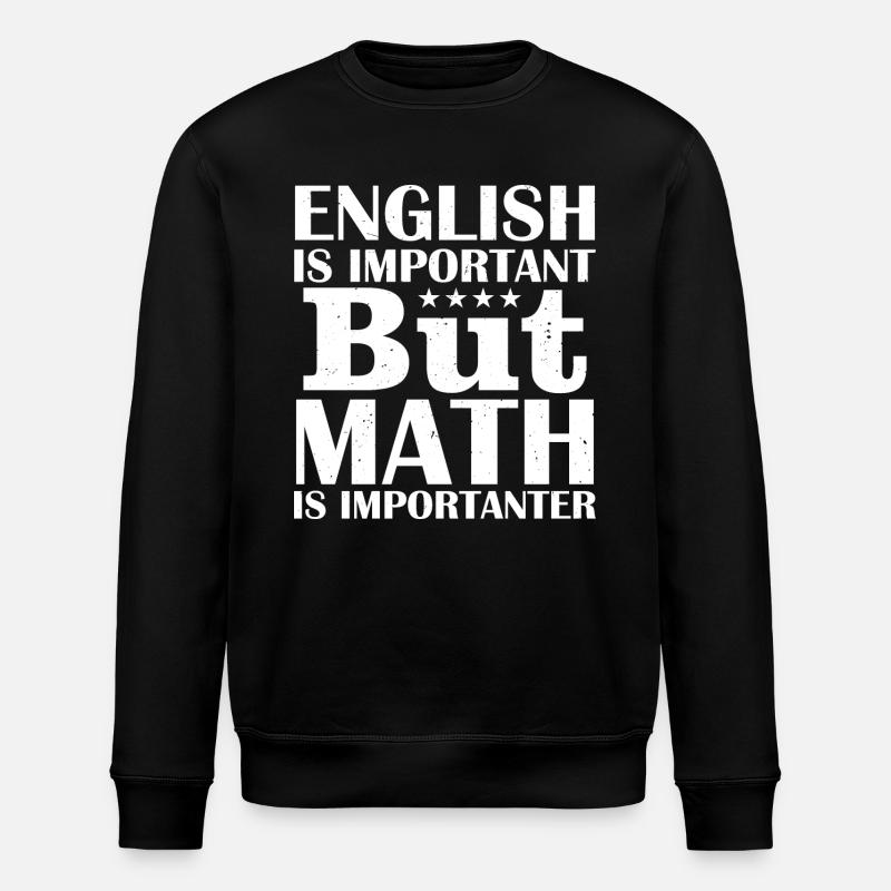Englische Mathematik - Stanley/Stella Unisex Bio-Sweatshirt ROLLER - Schwarz