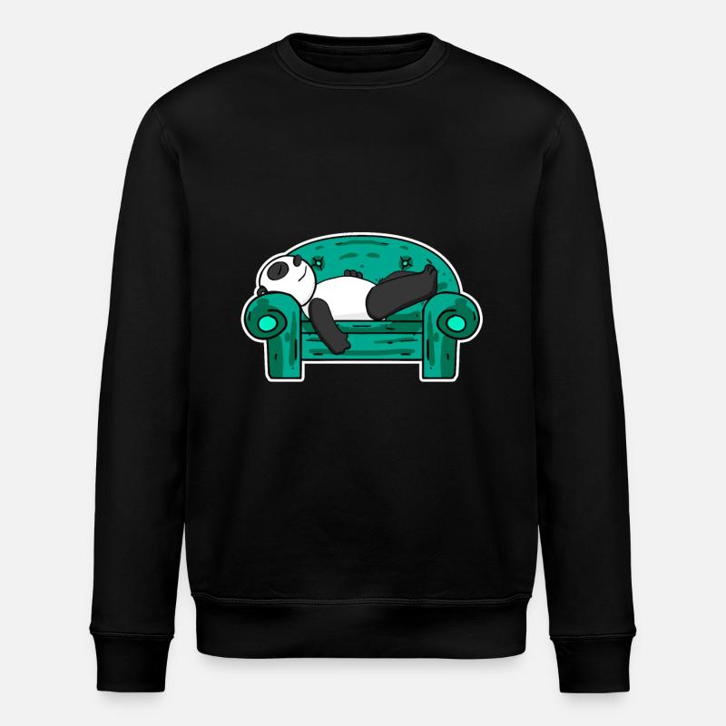 Panda - Sweat bio ROLLER Stanley/Stella Unisexe - noir