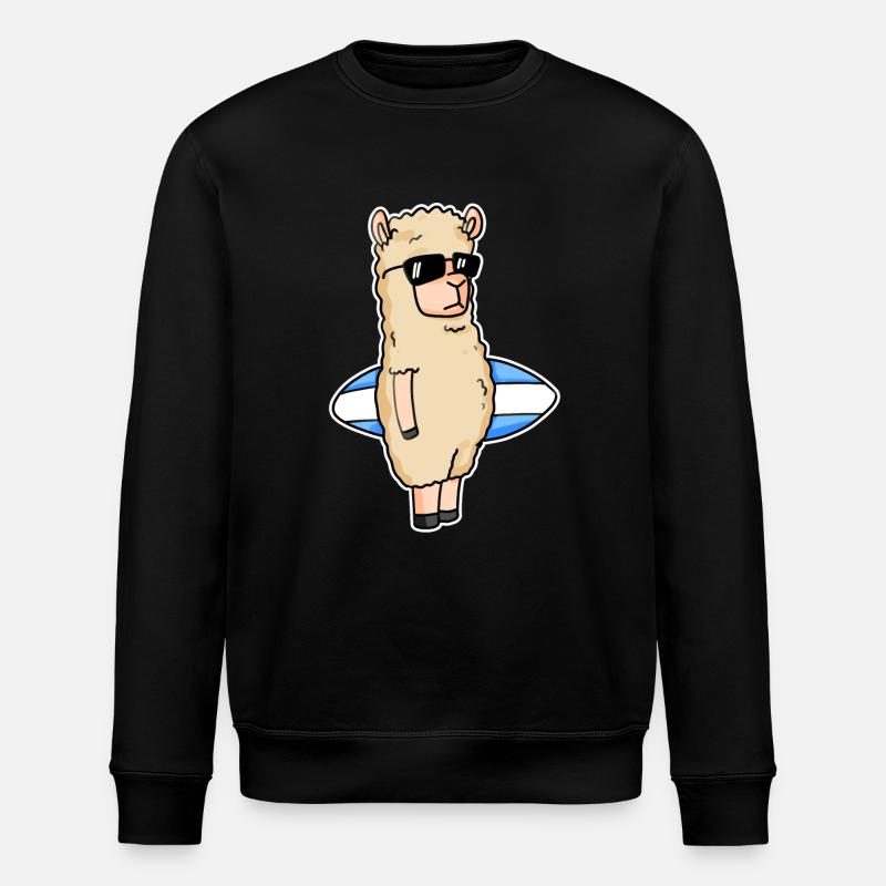 Surf surf alpaga surf - Sweat bio ROLLER Stanley/Stella Unisexe - noir