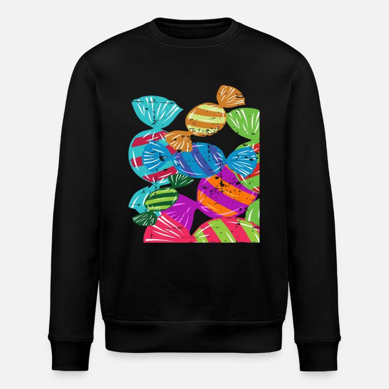 Bonbons - Sweat bio ROLLER Stanley/Stella Unisexe - noir