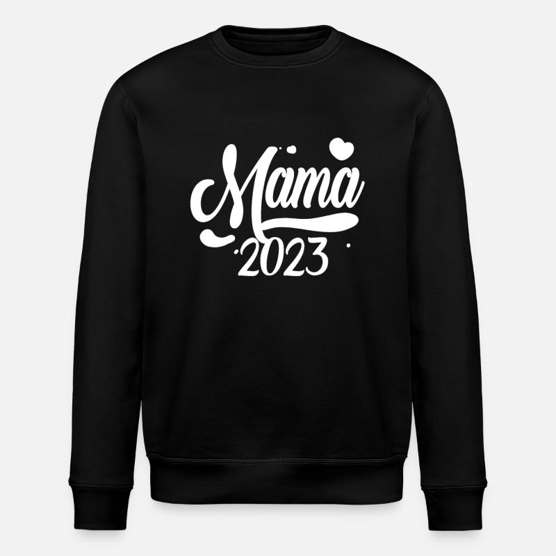 Mama 2023 Mutter - Stanley/Stella Unisex Bio-Sweatshirt ROLLER - Schwarz