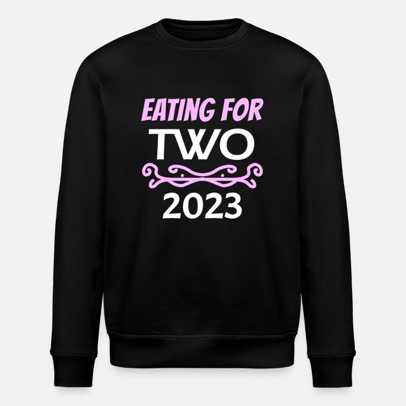 Grossesse Gémeaux 2023 - Sweat bio ROLLER Stanley/Stella Unisexe - noir