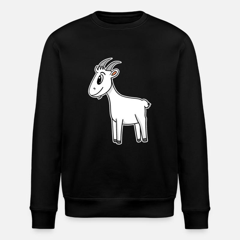 Goat Goat Goat - Stanley/Stella ROLLER Unisex Organic Sweatshirt - black