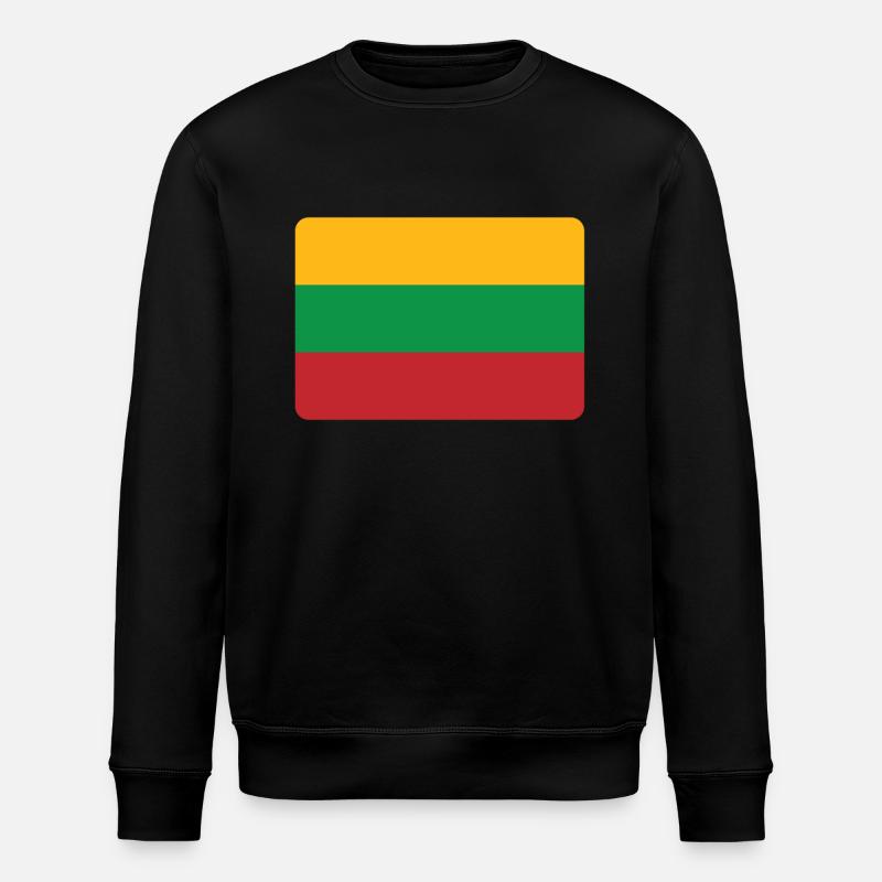 LITHUANIA IS NO. 1 - Stanley/Stella ROLLER Unisex Organic Sweatshirt - black