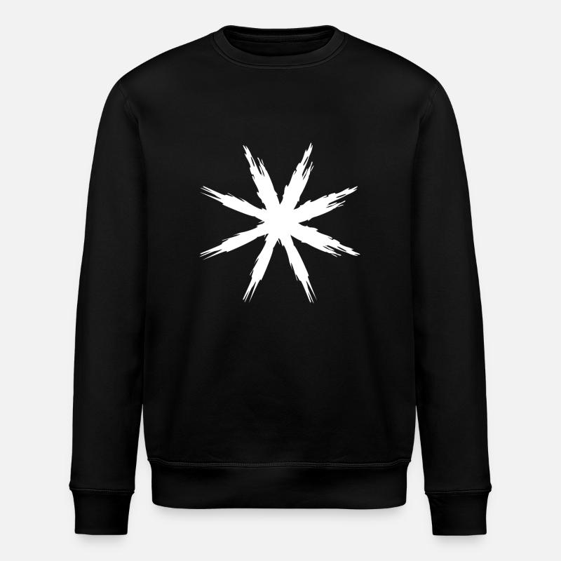 Abstraktes Design - Stanley/Stella Unisex Bio-Sweatshirt ROLLER - Schwarz