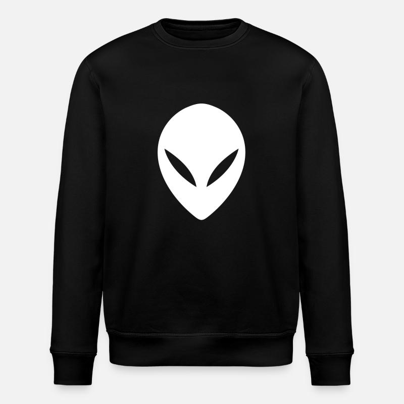 Tête extraterrestre ovni - Sweat bio ROLLER Stanley/Stella Unisexe - noir