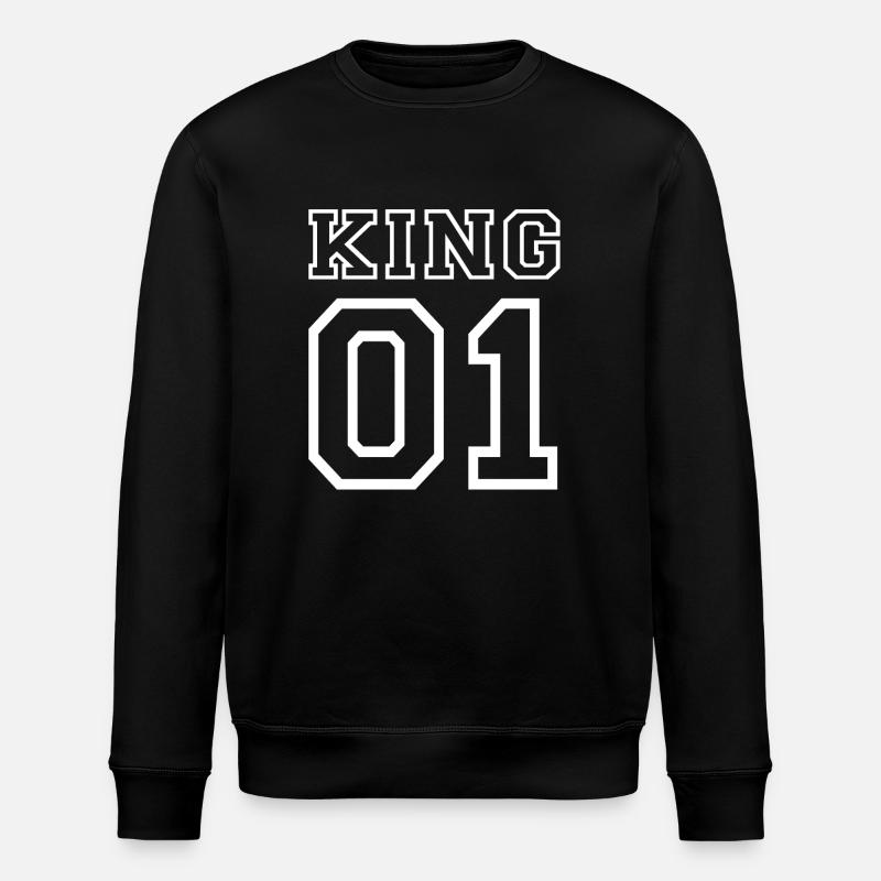 PARTNERSHIRT - KING 01 - Sweat bio ROLLER Stanley/Stella Unisexe - noir